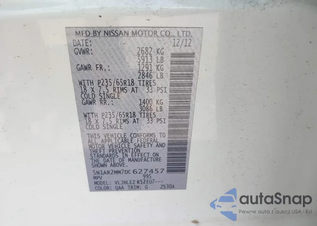 5N1AR2MM7DC627457: 42800066