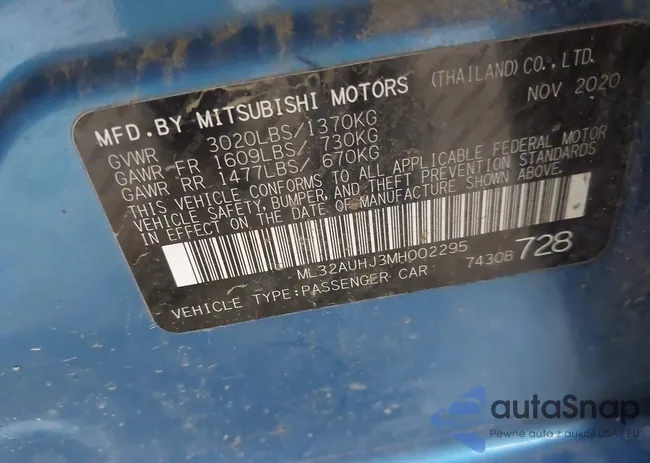 ML32AUHJ3MH002295: 42800201