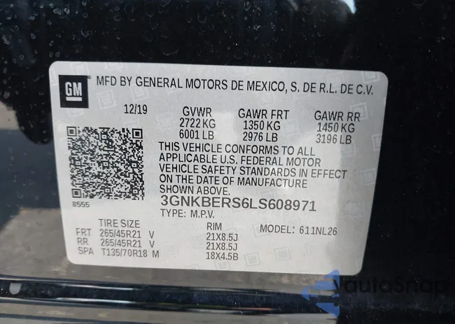 3GNKBERS6LS608971: 42800218