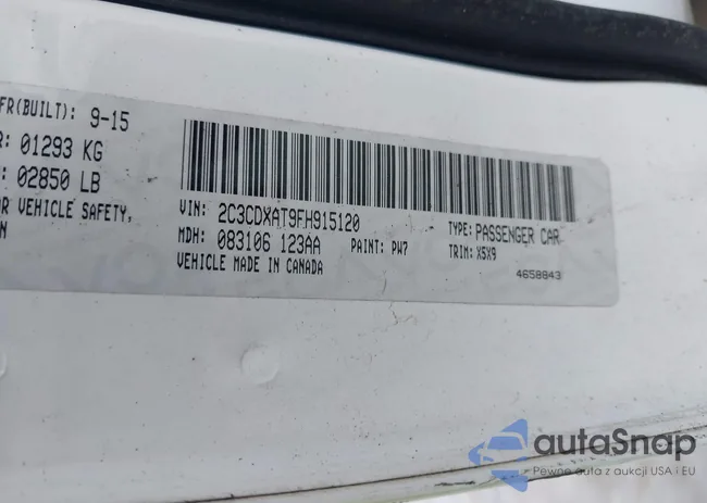2C3CDXAT9FH915120: 42800304