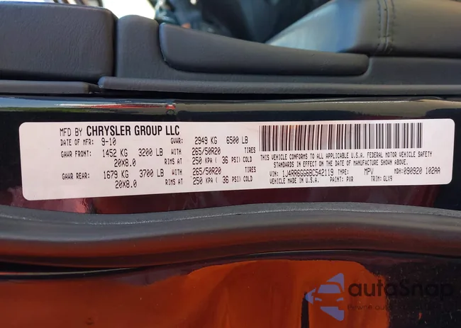 1J4RR6GG6BC542119: 42800539