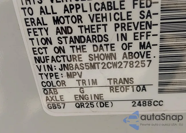 JN8AS5MT2CW278257: 42799631