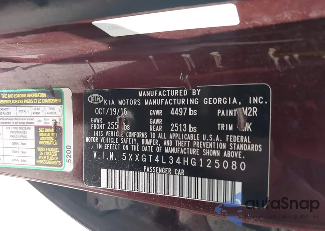 5XXGT4L34HG125080: 42799658