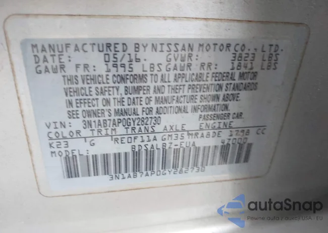 3N1AB7AP0GY282730: 42799733