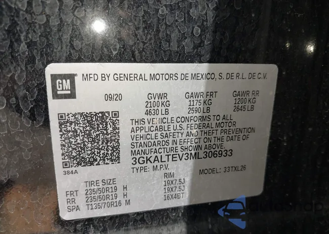 3GKALTEV3ML306933: 42799801