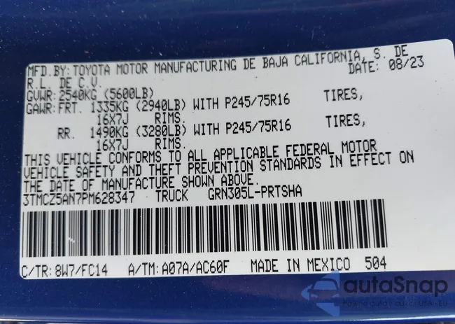 3TMCZ5AN7PM628347: 42799907