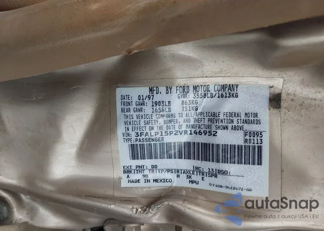 3FALP15P2VR146952: 42800977