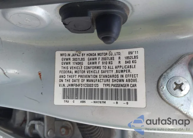 JHMFB4F31CS003123: 42801110