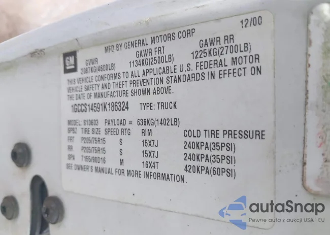 1GCCS14591K186324: 42801539