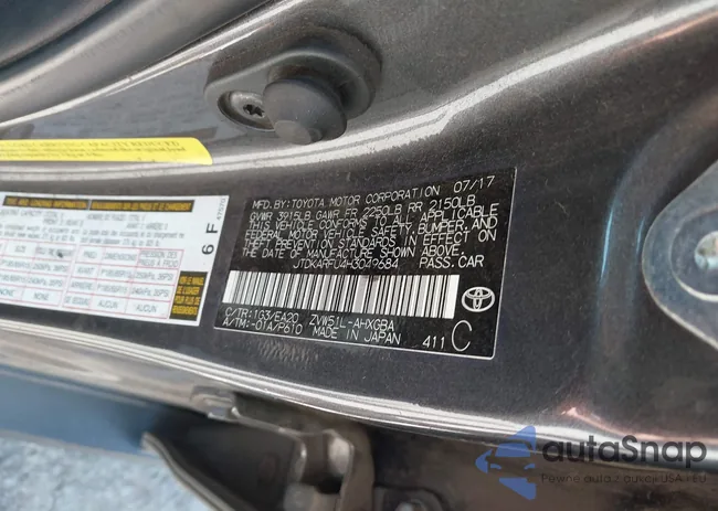 JTDKARFU4H3049684: 42802078