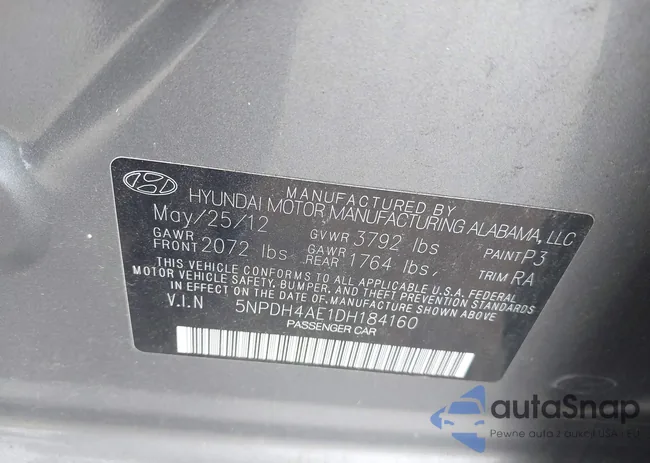 5NPDH4AE1DH184160: 42802172