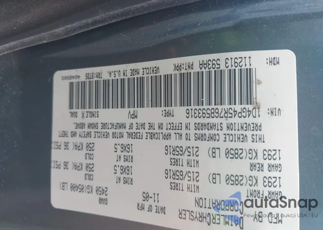 1D4GP45R76B593316: 42802177