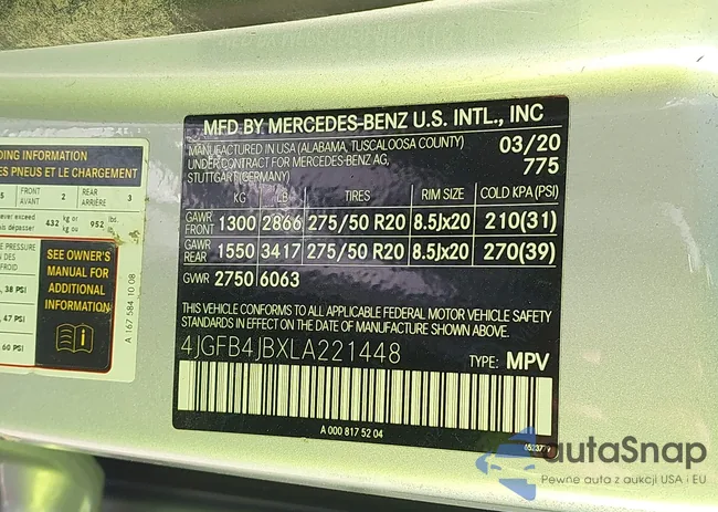 4JGFB4JBXLA221448: 42802281