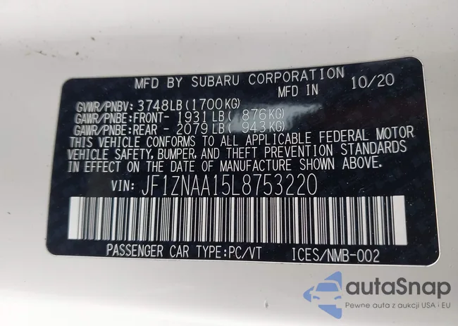 JF1ZNAA15L8753220: 42802458