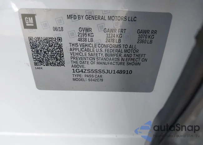 1G4ZS5SS5JU148910: 42801674