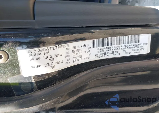 1J4GX48S13C543359: 42801700