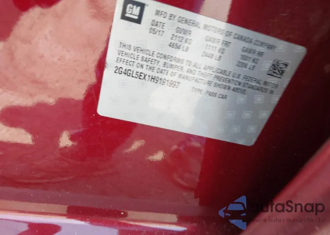 2G4GL5EX1H9191997: 42803141