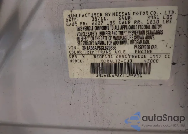 3N1AB6AP8CL629836: 42803474