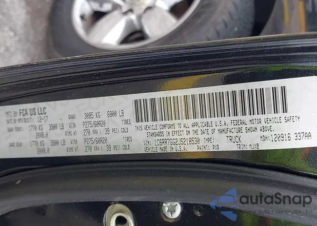 1C6RR7GG2JS218530: 42803515