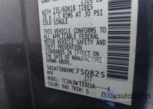 5N1AT3BBXMC750825: 42802829