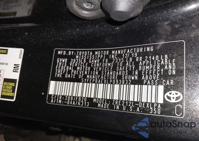 5YFEPRAEXLP093832: 42802952