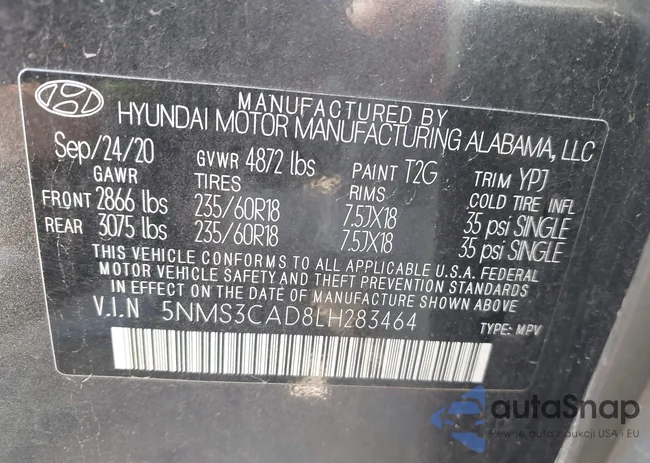 5NMS3CAD8LH283464: 42803992