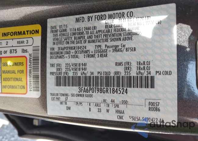 3FA6P0T98GR184524: 42804019