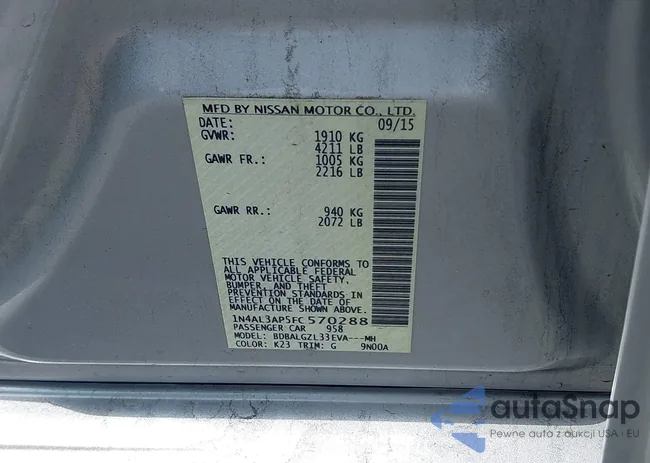 1N4AL3AP5FC570288: 42804039