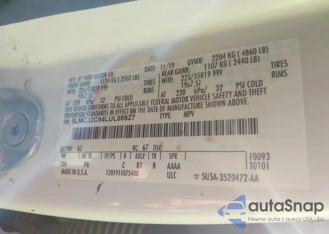 5LMCJ2C94LUL08827: 42804066