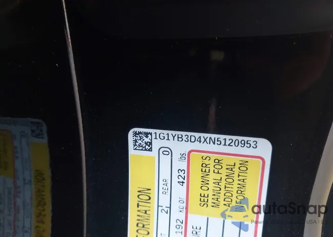 1G1YB3D4XN5120953: 42804316