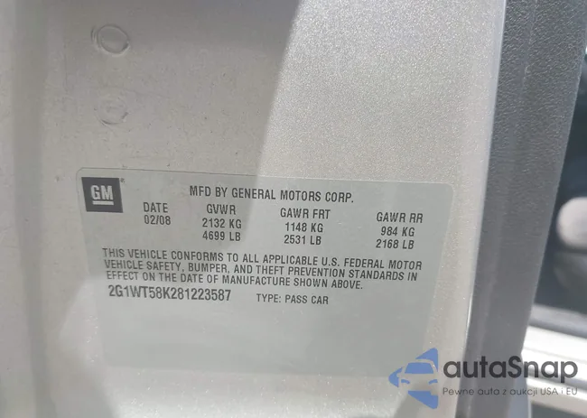 2G1WT58K281223587: 42804332