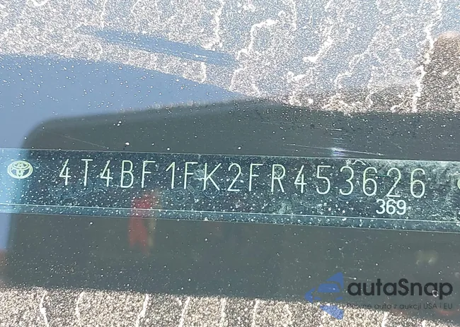 4T4BF1FK2FR453626: 42804347