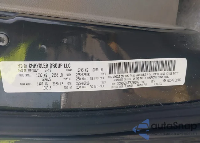 2C4RDGCG5CR294986: 42804374