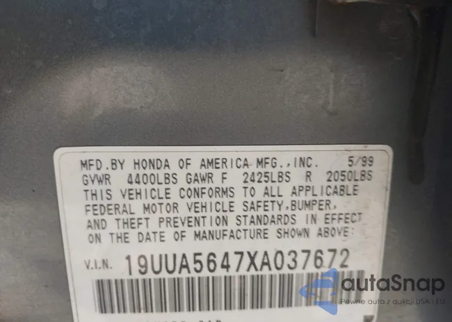 19UUA5647XA037672: 42804415