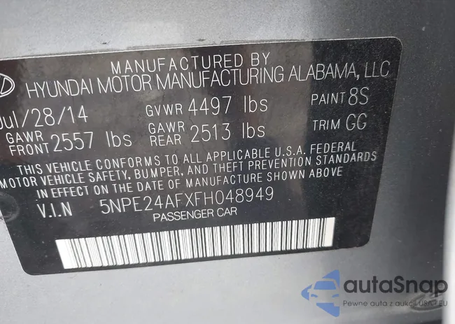 5NPE24AFXFH048949: 42804451