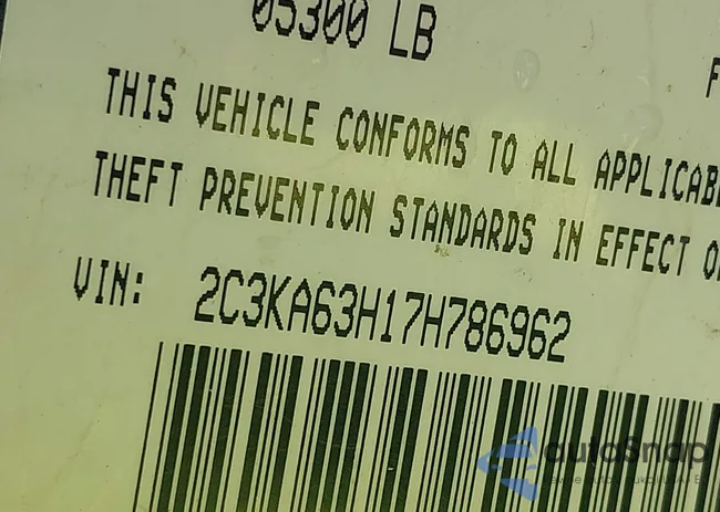 2C3KA63H17H786962: 42803640