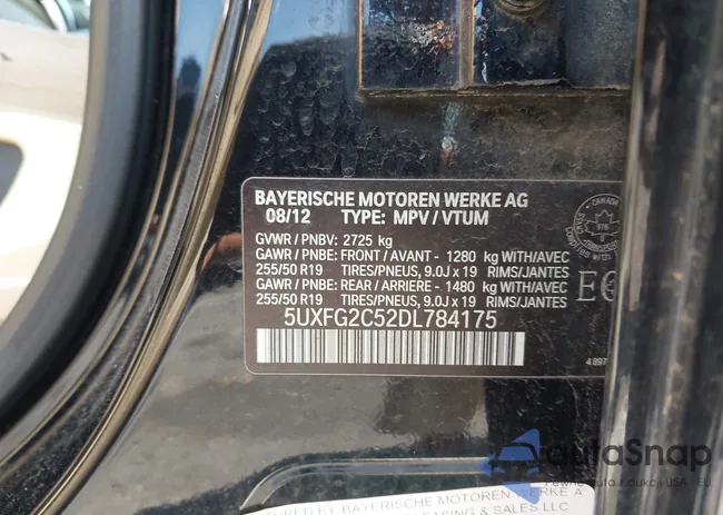 5UXFG2C52DL784175: 42803816