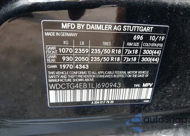 WDCTG4EB1LJ690943: 42804997