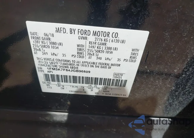 1FM5K7F84JGB96809: 42804635