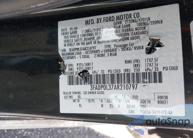 3FADP0L37AR210797: 42804875