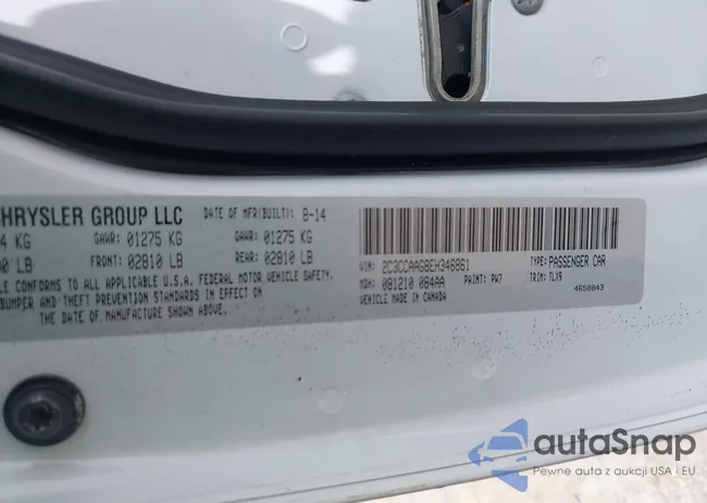 2C3CCAAG8EH346861: 42806232