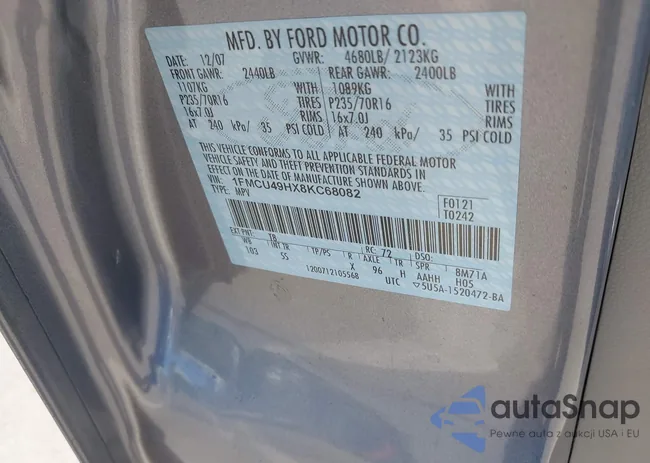 1FMCU49HX8KC68082: 42806471