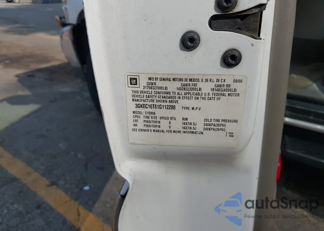 3GKEC16T61G112288: 42805808