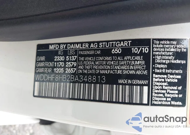 WDDHF8HB2BA348813: 42805874