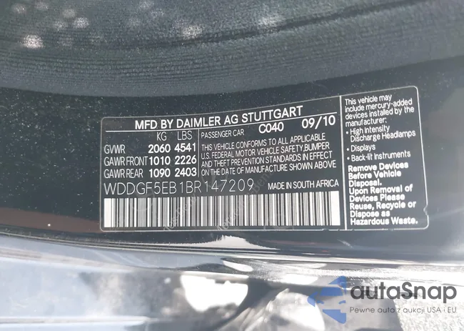 WDDGF5EB1BR147209: 42805897