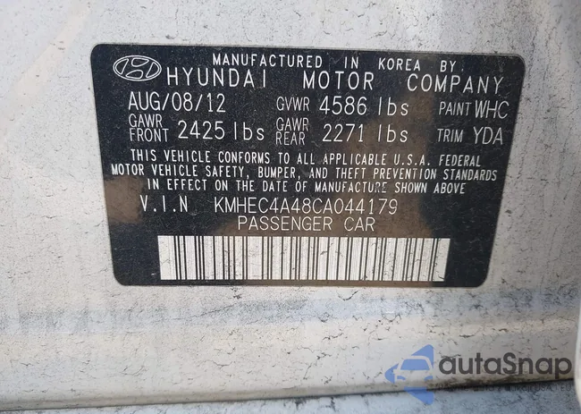 KMHEC4A48CA044179: 42806979