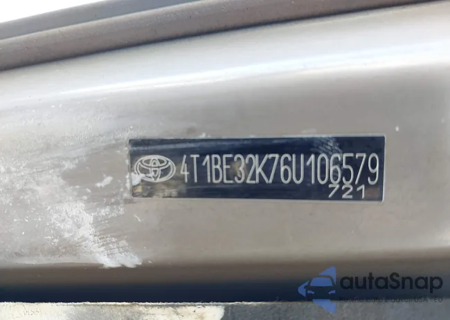 4T1BE32K76U106579: 42806986