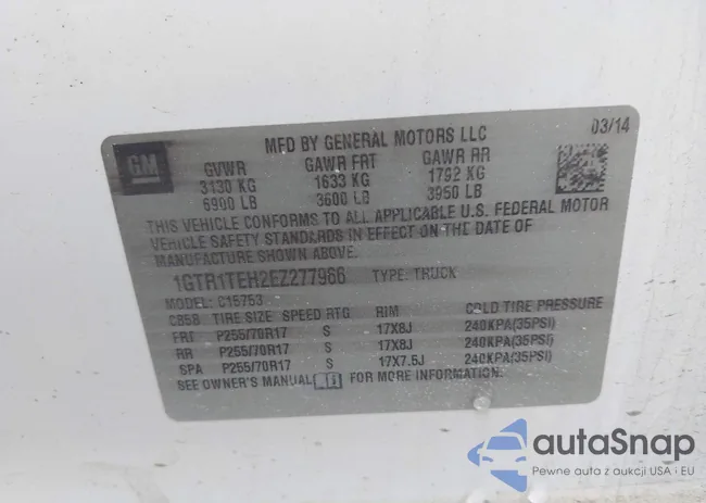 1GTR1TEH2EZ277966: 42807078