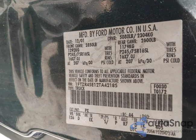 1FTZR45E12TA42185: 42807094