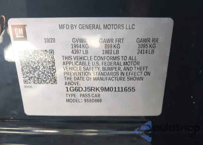 1G6DJ5RK9M0111655: 42807097